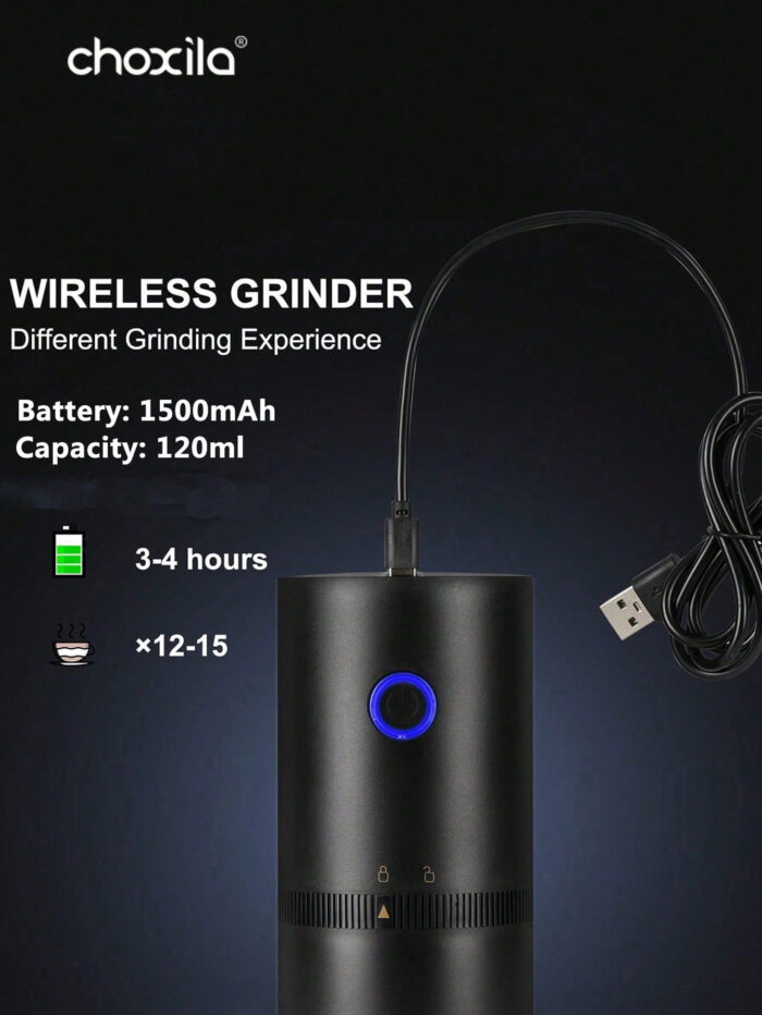 ⁦مطحنة قهوة كهربائية قابلة للشحن عبر USB⁩ - الصورة ⁦7⁩