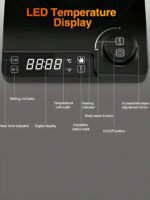 إبريق ماء كهربائي 1200 وات - الصورة 9