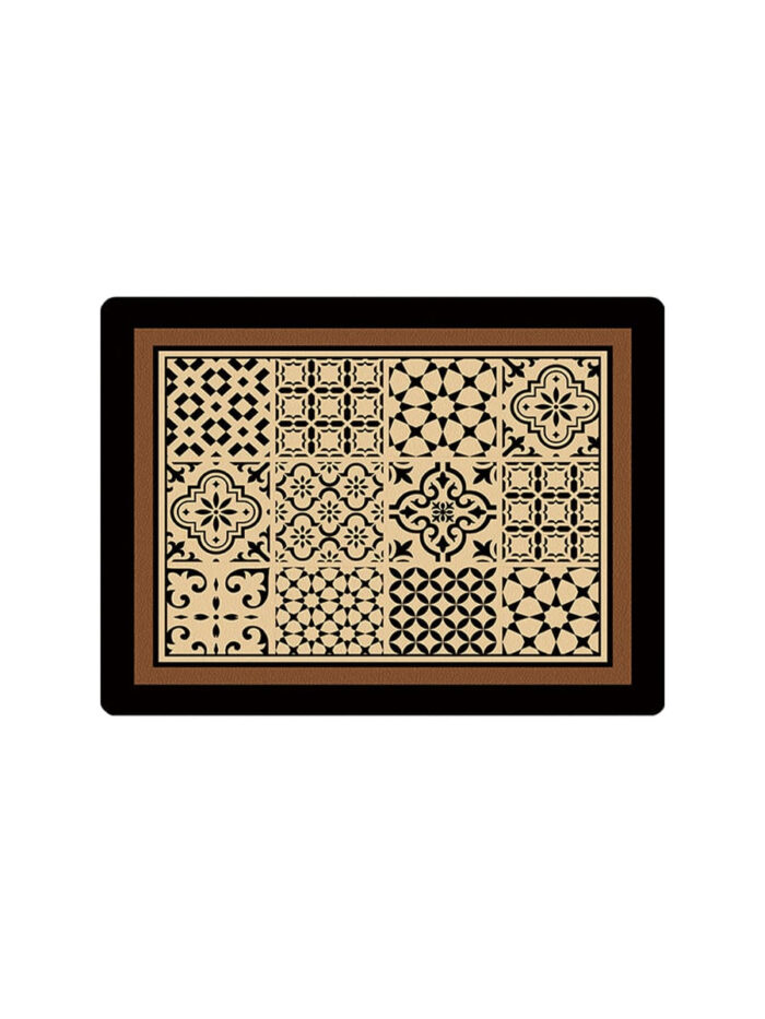 ⁦قاعدة مطاطية أنيقة وعملية لطاولة القهوة، سريعة في إخفاء البقع وتجفيف الأواني المبللة. تتسع بمساحة مناسبة لتخزين صانعة القهوة ومستلزماتها بشكل ديكور منزلي/مكتبي جذاب.⁩ - الصورة ⁦12⁩