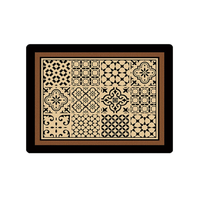 ⁦قاعدة مطاطية أنيقة وعملية لطاولة القهوة، سريعة في إخفاء البقع وتجفيف الأواني المبللة. تتسع بمساحة مناسبة لتخزين صانعة القهوة ومستلزماتها بشكل ديكور منزلي/مكتبي جذاب.⁩ - الصورة ⁦33⁩